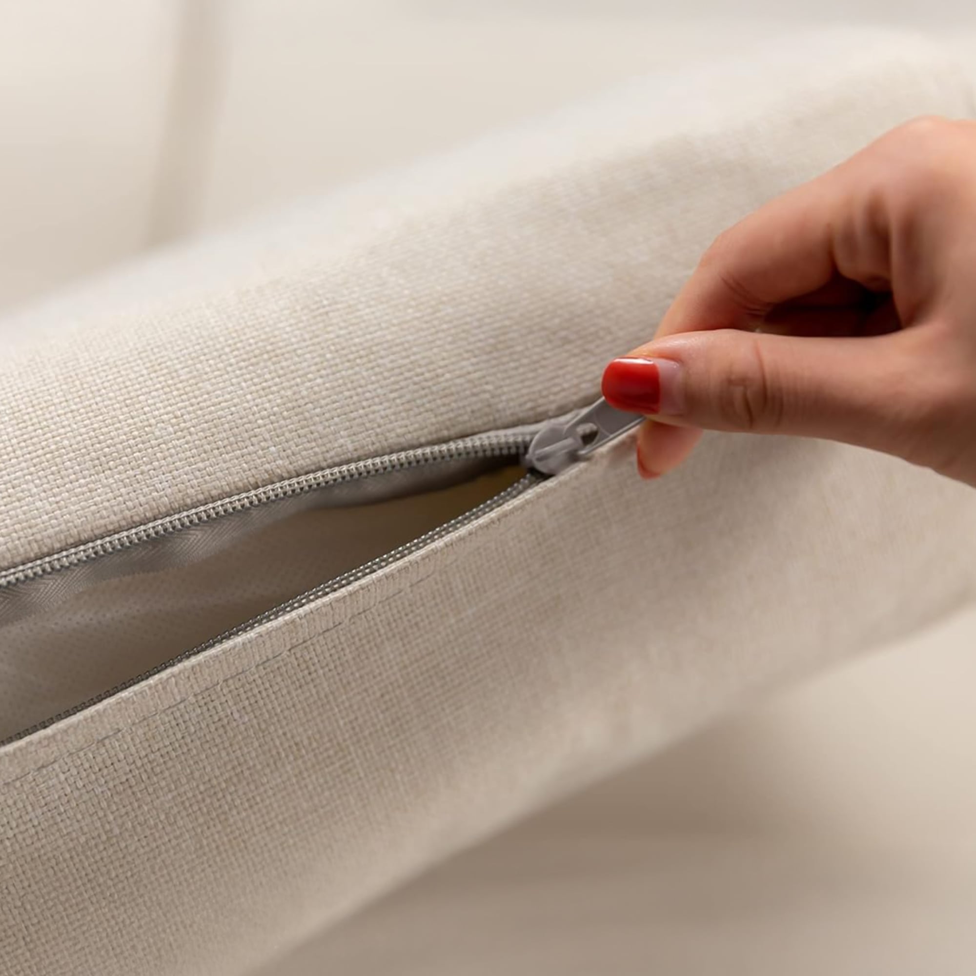 طقم مقاعد للتراس بلمسة خشبية–4 مقاعد - 6