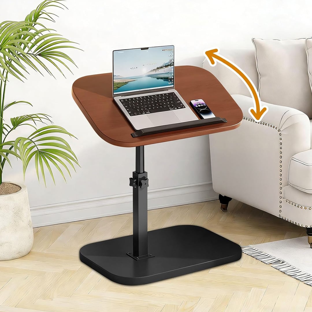 مكتب جانبي بارتفاع مرن وسطح متحرك - 4