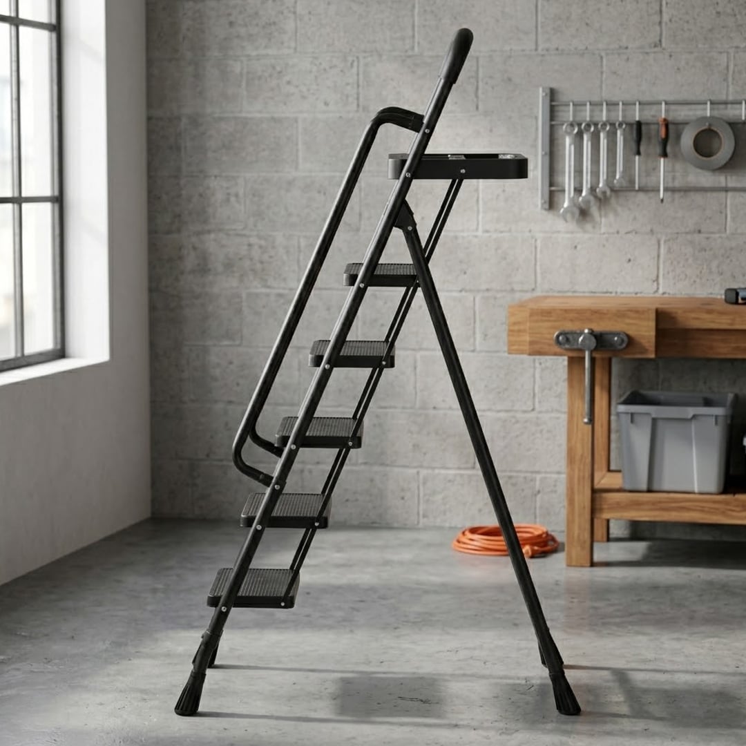 5-Step Metal Ladder with Safety Handle product thumbnail 10