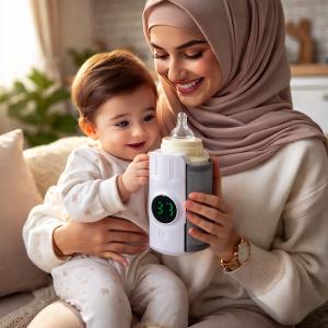 جهاز تسخين الحليب اللاسلكي بشاشة رقمية - 3