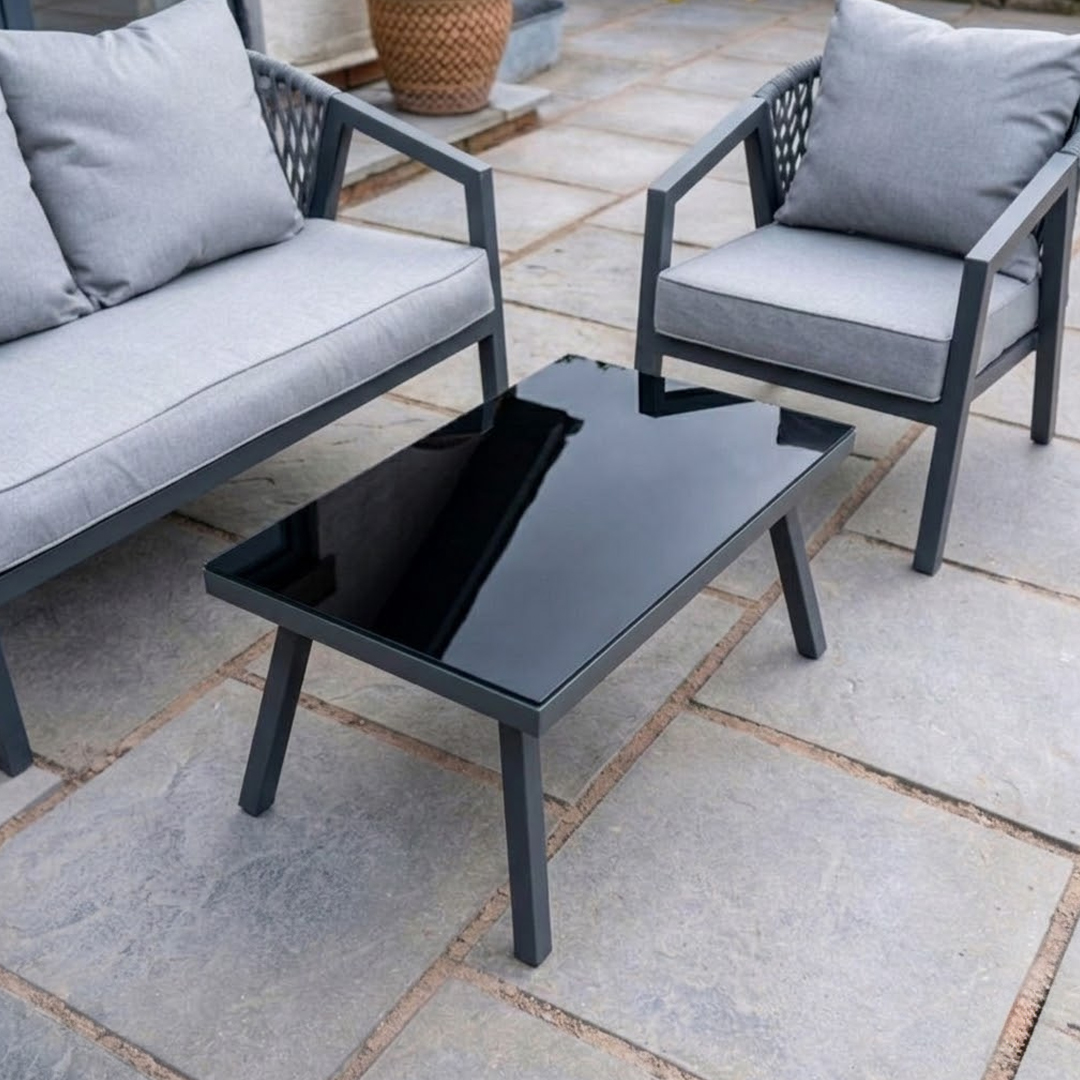 طقم جلسة تراس خارجي – 4 مقاعد - 9