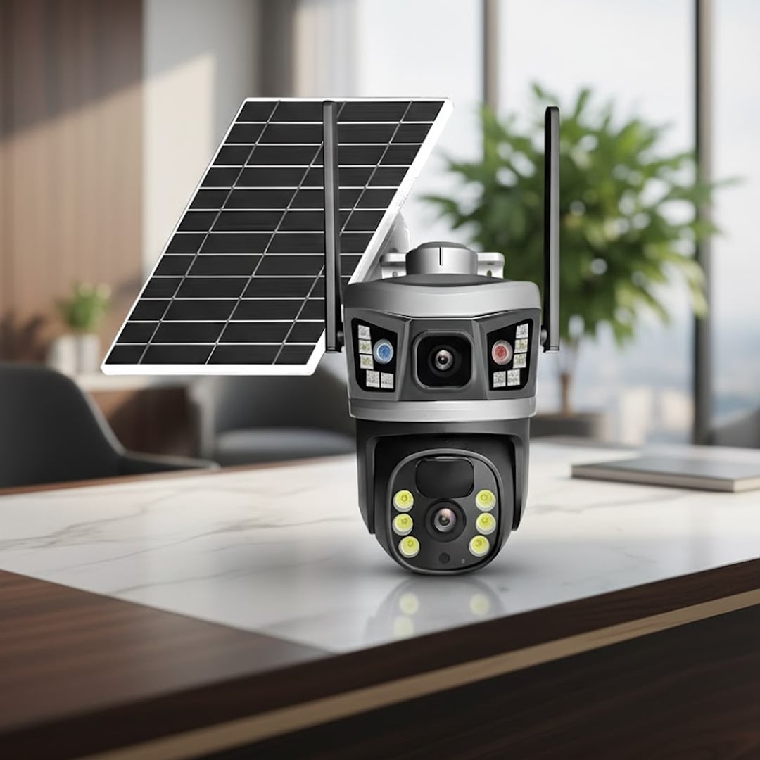 كاميرا أمان خارجية بالطاقة الشمسية مع تتبع ذكي - 2