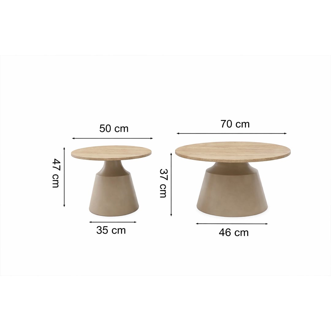 Modern Round Coffee Table Set product thumbnail 10