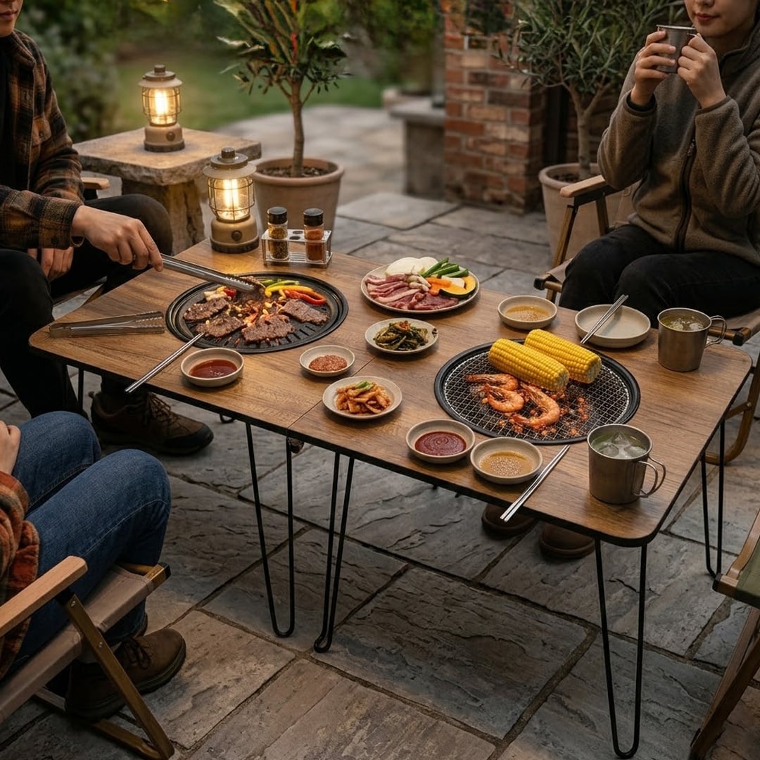 طاولة شواء للتجمعات و الرحلاات - 5