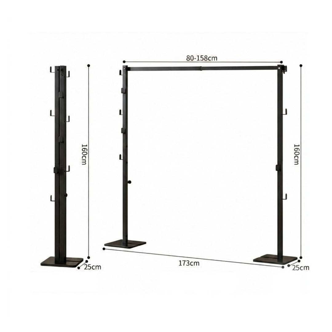 Portable Detachable Metal Clothing Rack product thumbnail 19