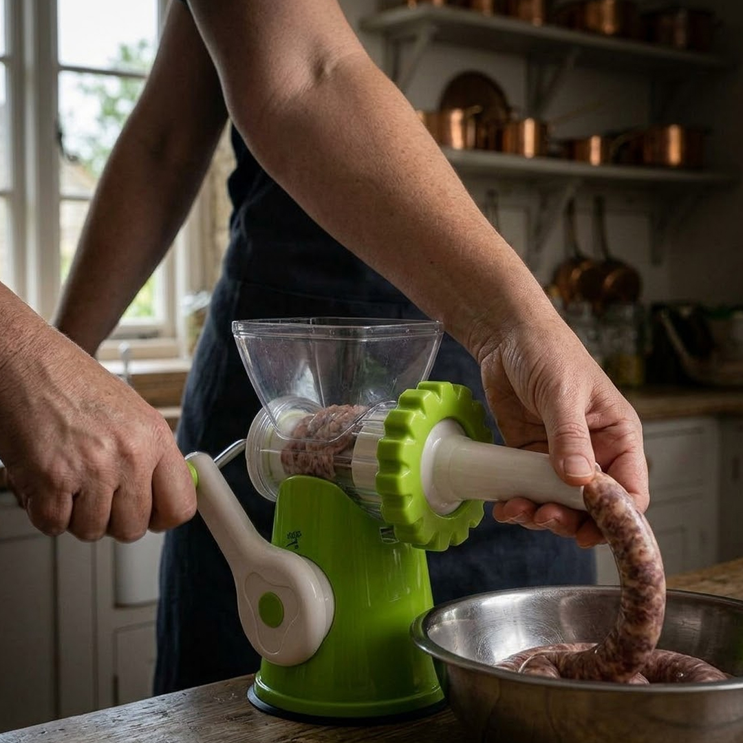 مفرمة لحمة يدوية للاستخدام المنزلي - 10