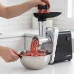 مفرمة لحم ستانلس ستيل بقوة 2800 واط من LumaBella - 3