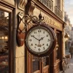 ساعة حائط أوروبية بطابع كلاسيكي - 2