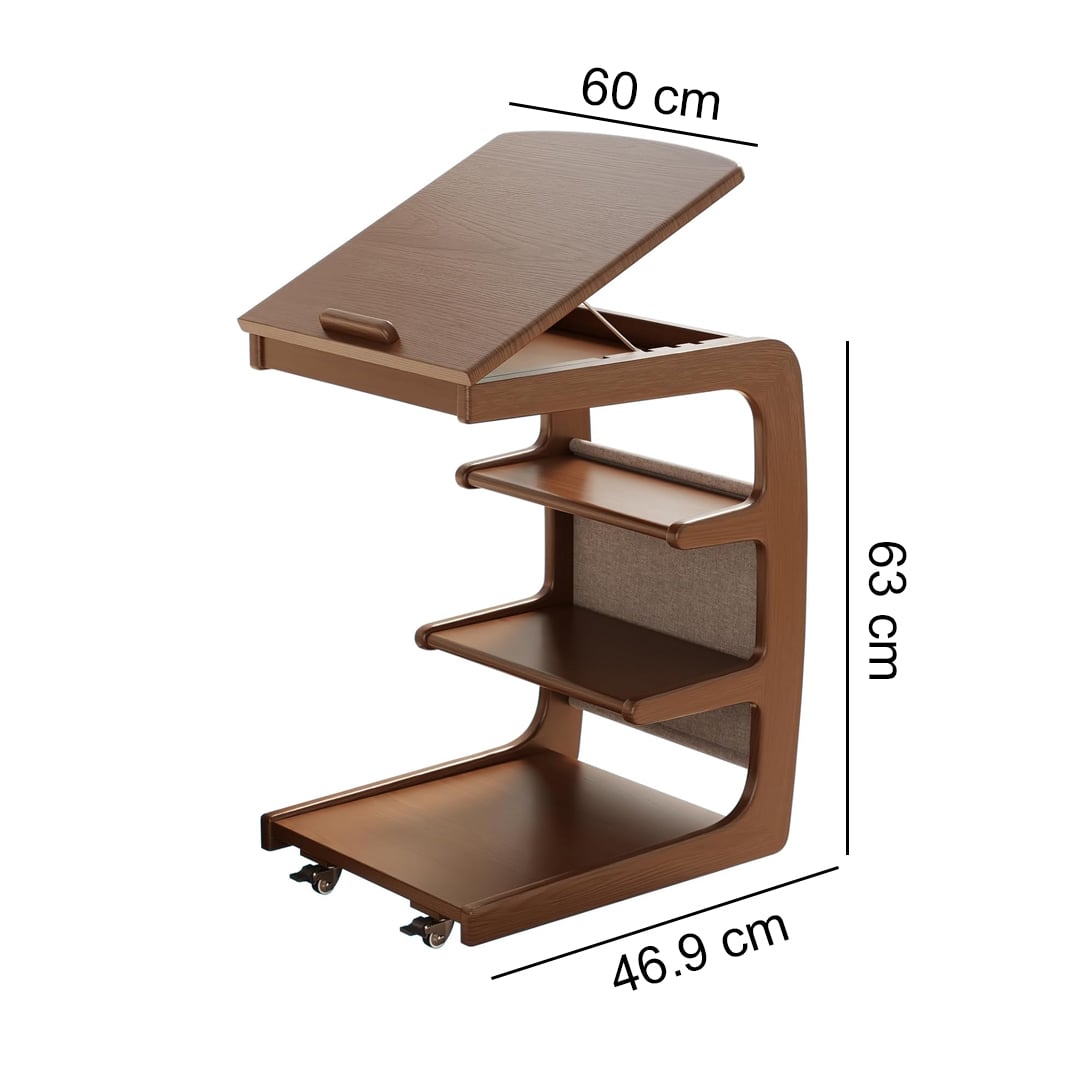 Side Table with Lift-Top Surface & Shelves product thumbnail 17