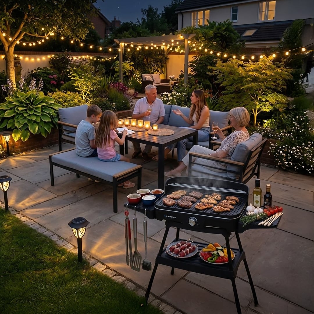 طقم جلوس خارجي مودرن مع بنش – 5 مقاعد - 7