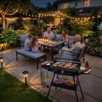 طقم جلوس خارجي مودرن مع بنش – 5 مقاعد - 7