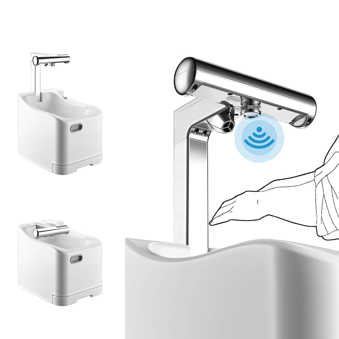 جهاز وضوء متنقل ذاتي التنظيف - 4