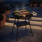 شواية كهربائية مع رف سفلي للتقديم والتخزين - 6