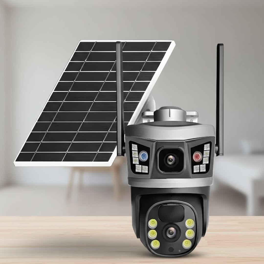 كاميرا أمان خارجية بالطاقة الشمسية مع تتبع ذكي - 1