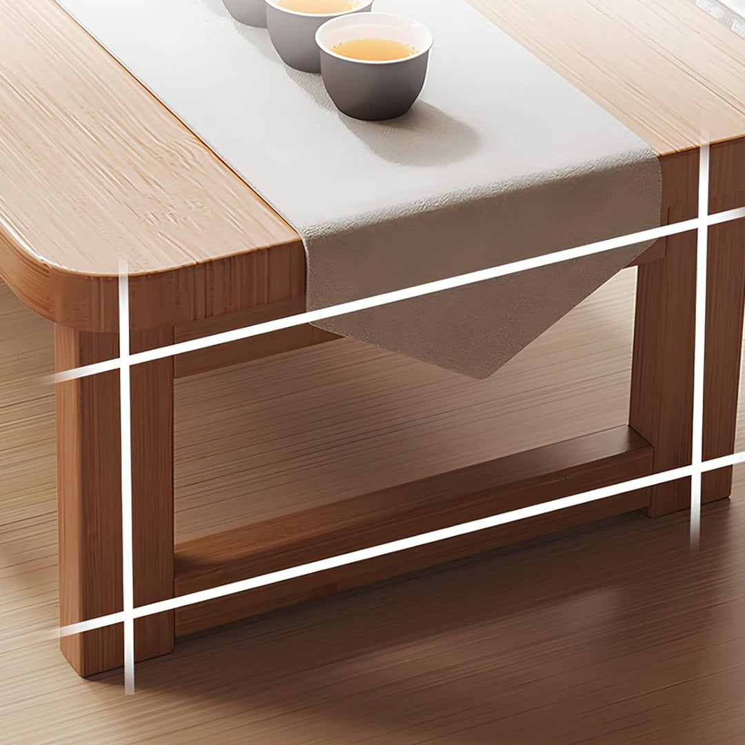 طاولة أرضية خشبية قابلة للطي - 7