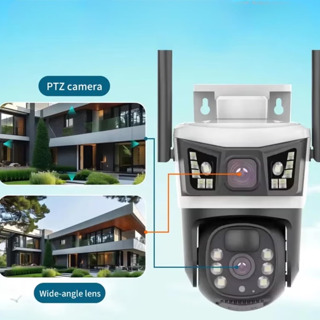 كاميرا أمان خارجية بالطاقة الشمسية مع تتبع ذكي - 6