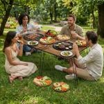 طاولة شواء للتجمعات و الرحلاات - 2