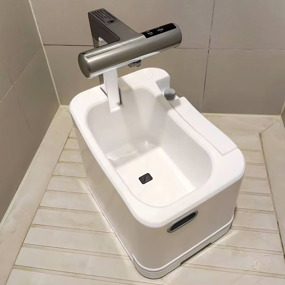 جهاز وضوء متنقل ذاتي التنظيف - 11