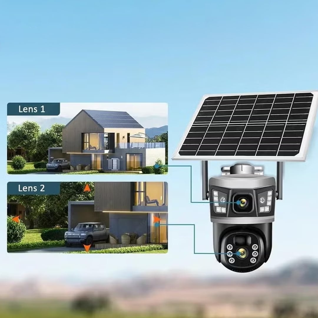 كاميرا أمان خارجية بالطاقة الشمسية مع تتبع ذكي - 5