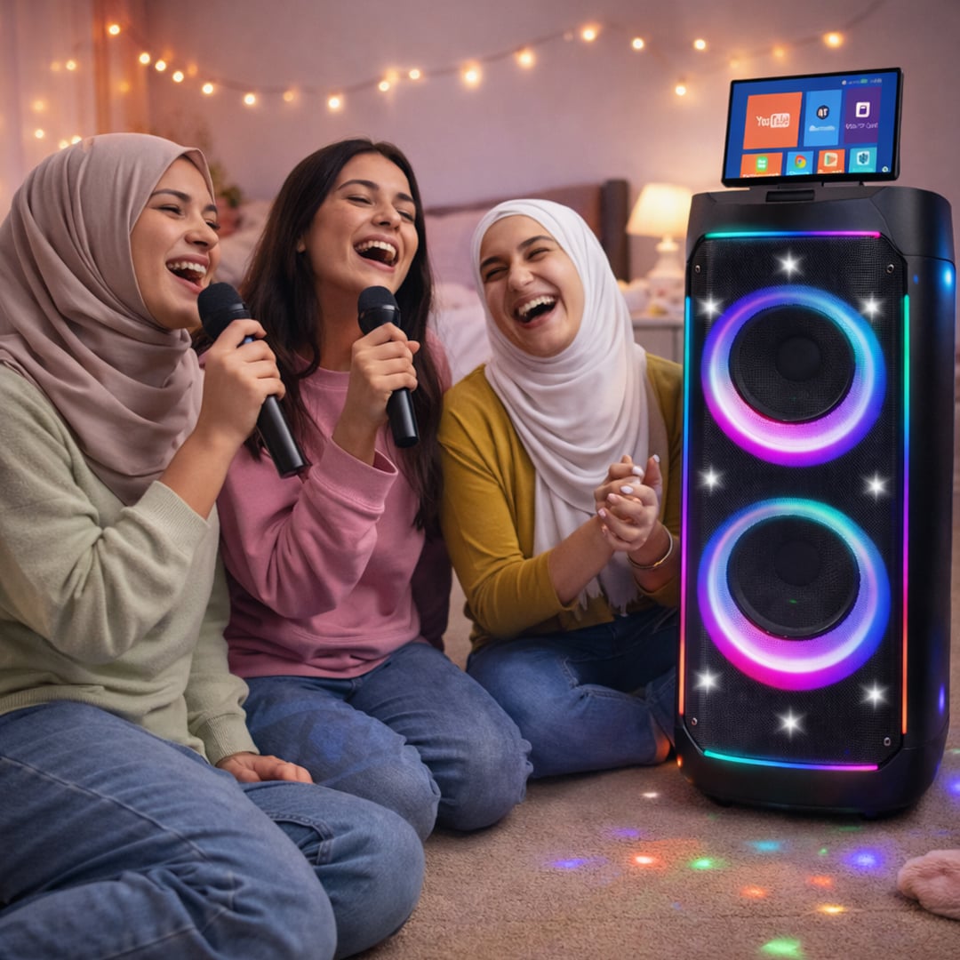 Portable Party Speaker with Touch Screen - 13