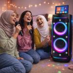 Portable Party Speaker with Touch Screen - 13