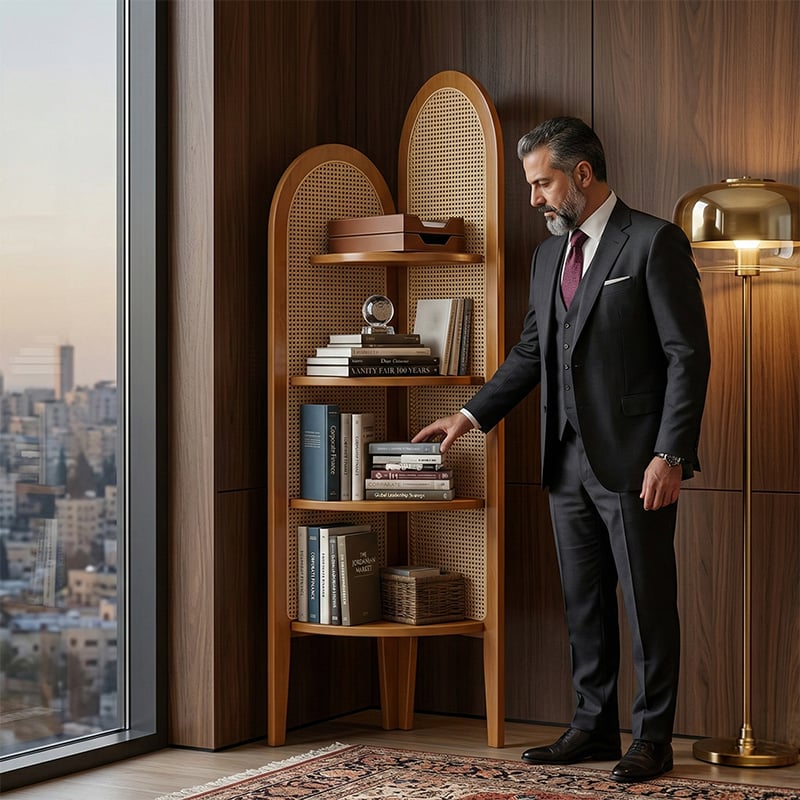 Classic Corner Display Shelf - 7