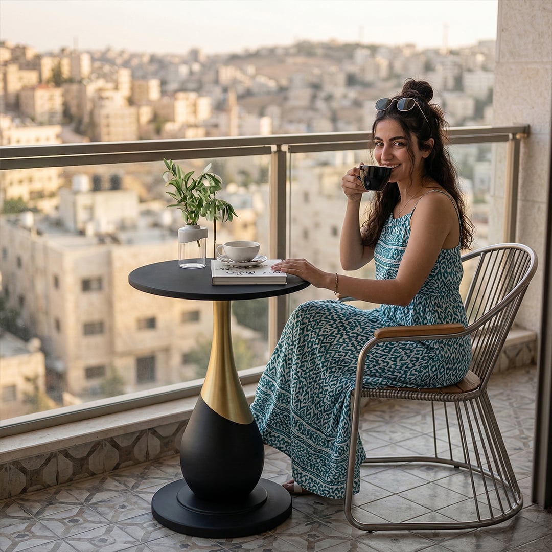 طاولة جانبية أنيقة بتصميم أوروبي - 12