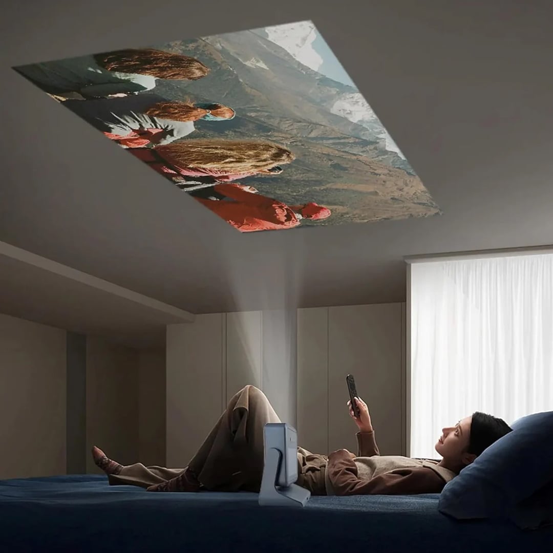 بروجكتر سينمائي منزلي مع شاشة تشغيل مدمجة - 5