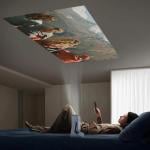 بروجكتر سينمائي منزلي مع شاشة تشغيل مدمجة - 5