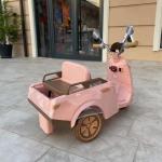 دراجة فيسبا كهربائية للاطفال بمقعد خلفي - 9