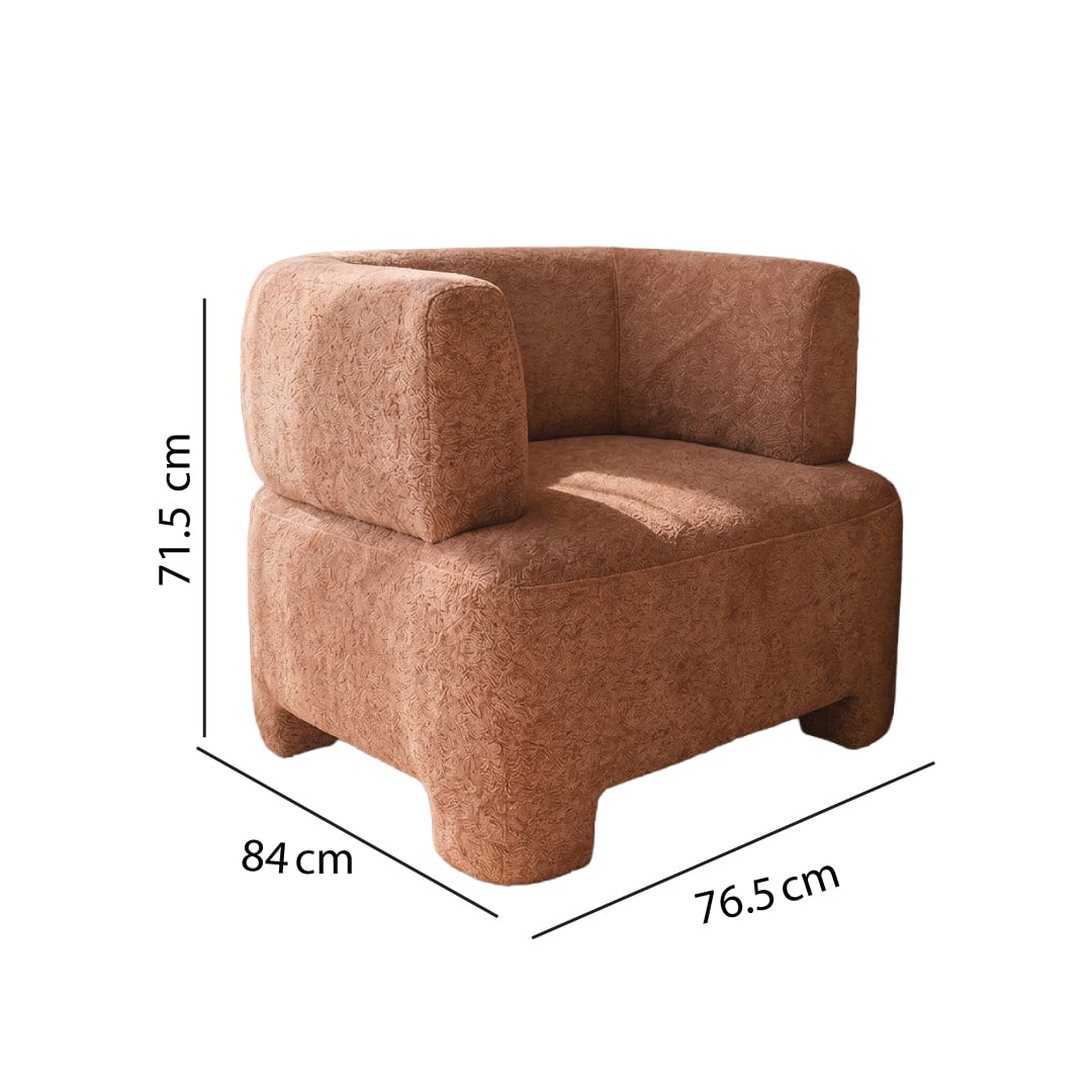 Warm Minimalist Accent Chair product thumbnail 9