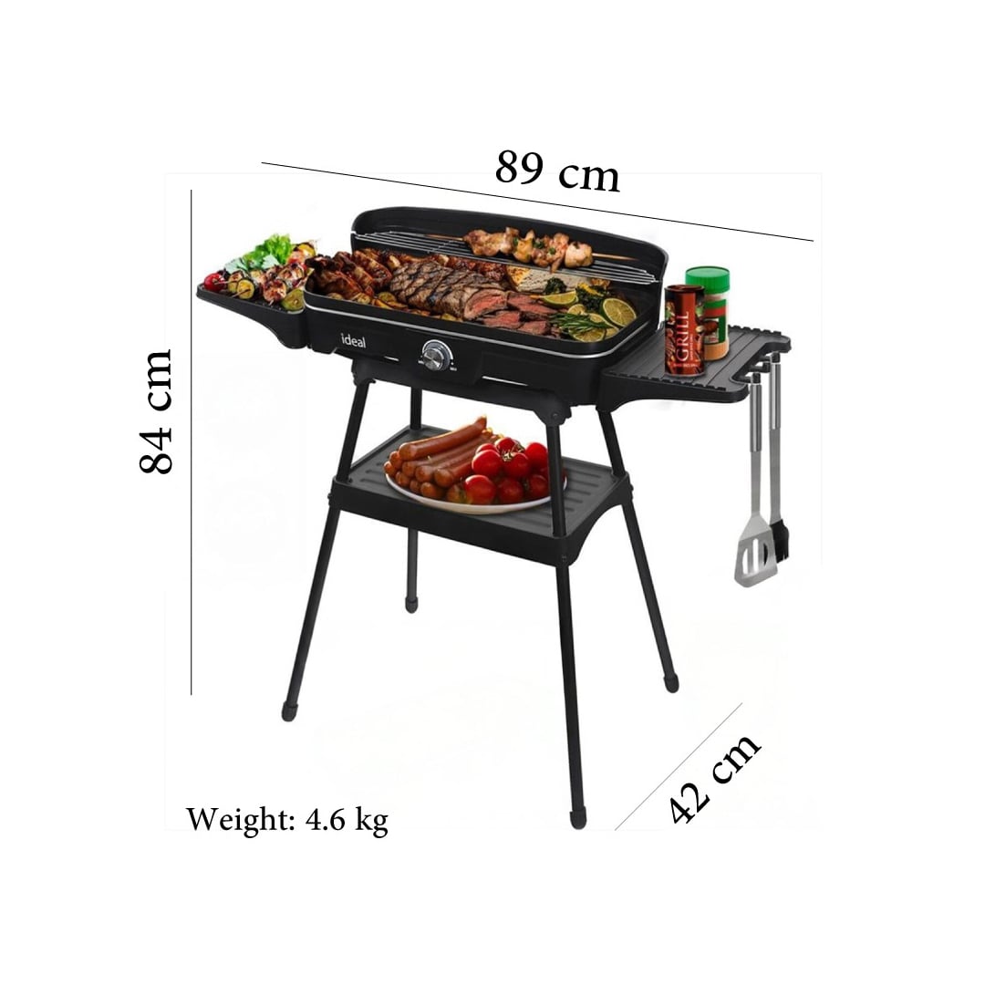 Electric Grill with Lower Serving & Storage Shelf product thumbnail 19