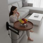 طاولة قهوة جدارية بذراع متحرك - 6