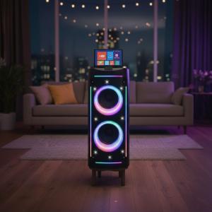Portable Party Speaker with Touch Screen