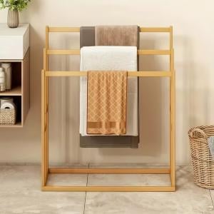 ستاند مناشف أرضي خشبي - 2