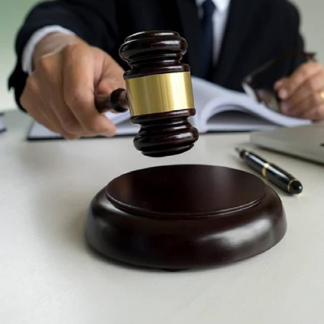 مطرقة القاضي الفاخرة مع قاعدة خشبية - 9