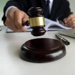 مطرقة القاضي الفاخرة مع قاعدة خشبية - 9