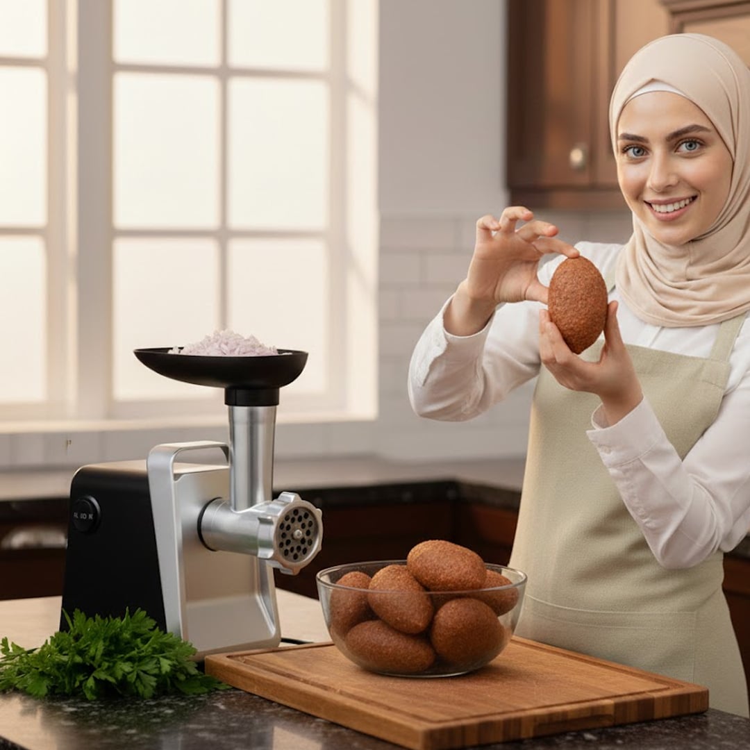 مفرمة لحم ستانلس ستيل بقوة 2800 واط من LumaBella - 9