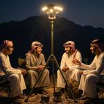 ضوء التخييم الثلاثي مع سبيكر - 3