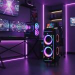 Portable Party Speaker with Touch Screen - 3