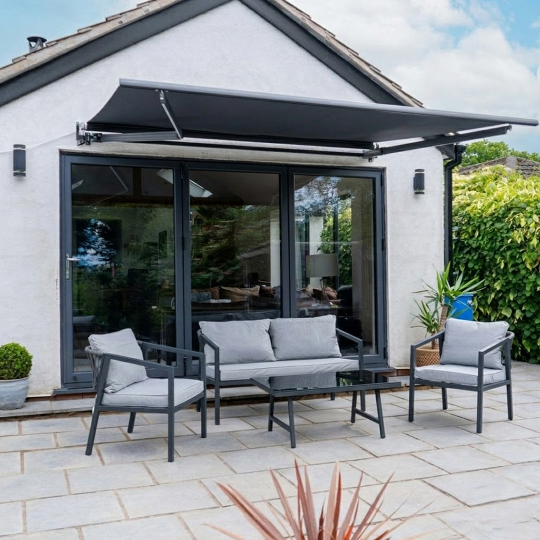 طقم جلسة تراس خارجي – 4 مقاعد - 1