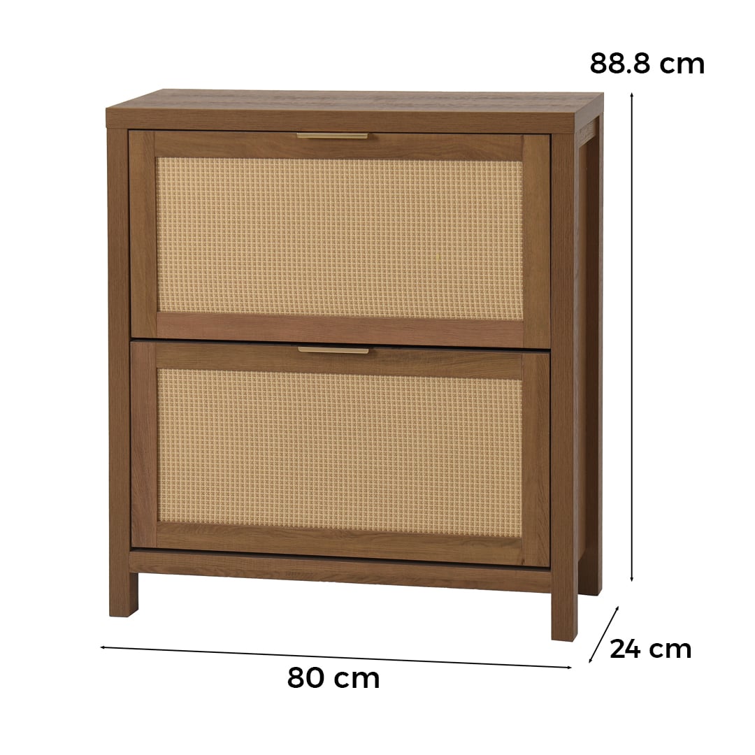 Rattan-Style Shoe Storage Cabinet product thumbnail 18
