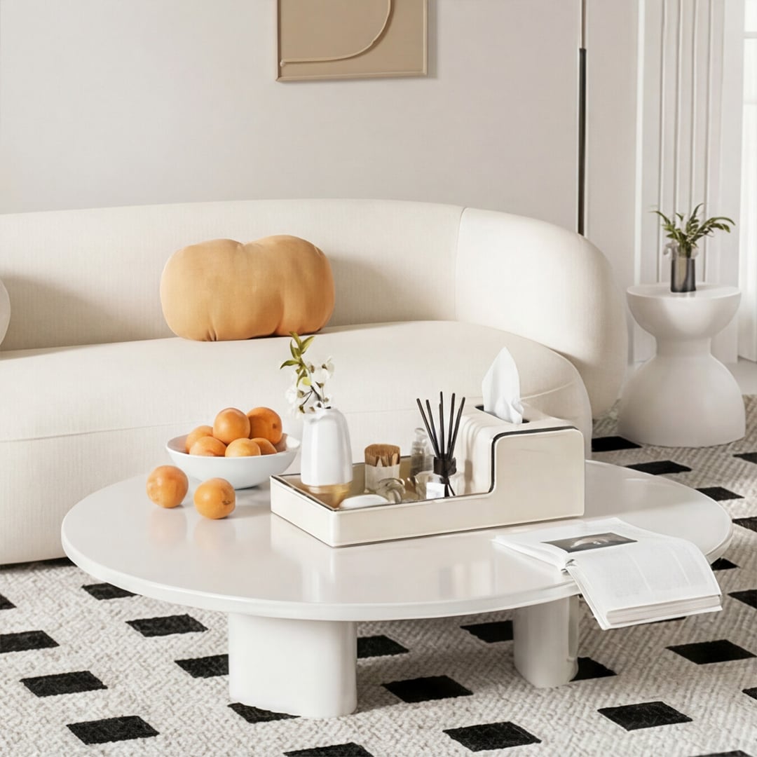 Luxury Table Organizer with Tissue Box product thumbnail 8