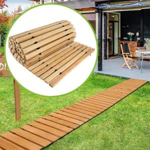 Wooden Roll-Up Walkway