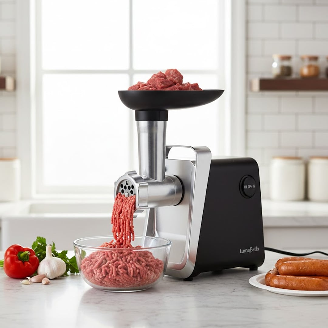 مفرمة لحم ستانلس ستيل بقوة 2800 واط من LumaBella - 1