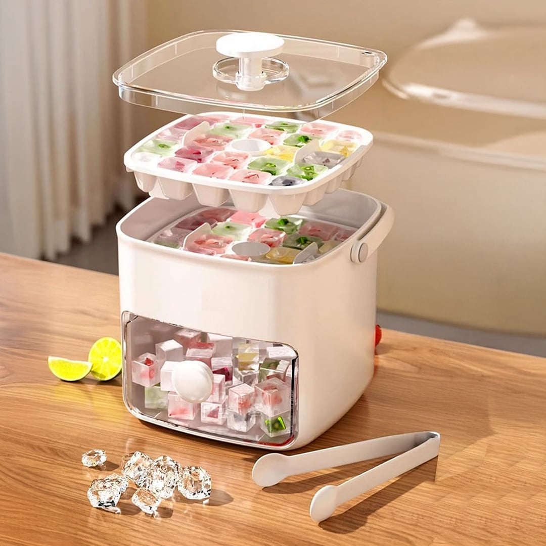 Press Ice Cube Tray with Storage Box product thumbnail 5