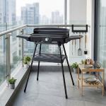 شواية كهربائية مع رف سفلي للتقديم والتخزين - 16