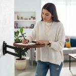 طاولة قهوة جدارية بذراع متحرك - 5