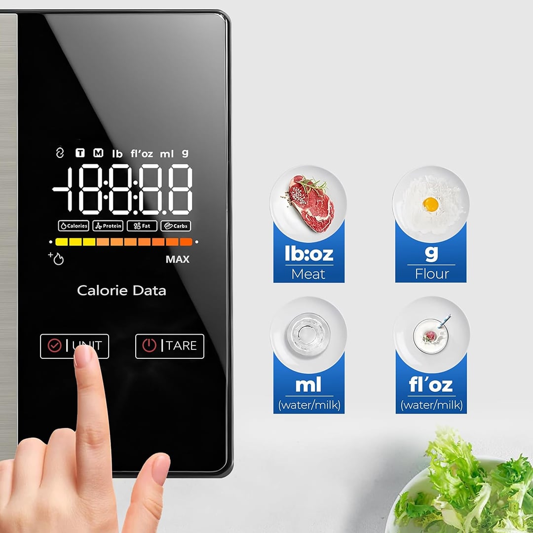 ميزان المطبخ الذكي لحساب السعرات والوزن - 11