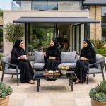 طقم جلسة تراس خارجي – 4 مقاعد - 5